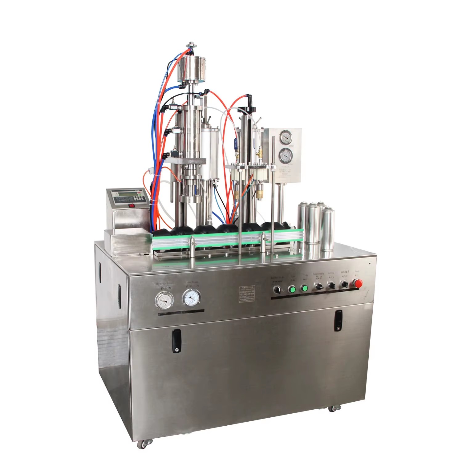 Automatic Bag on Valve Aerosol Filling Machine Efficiency Equipment Olive Oil Edible Oil Spraying Machinery Body Spray