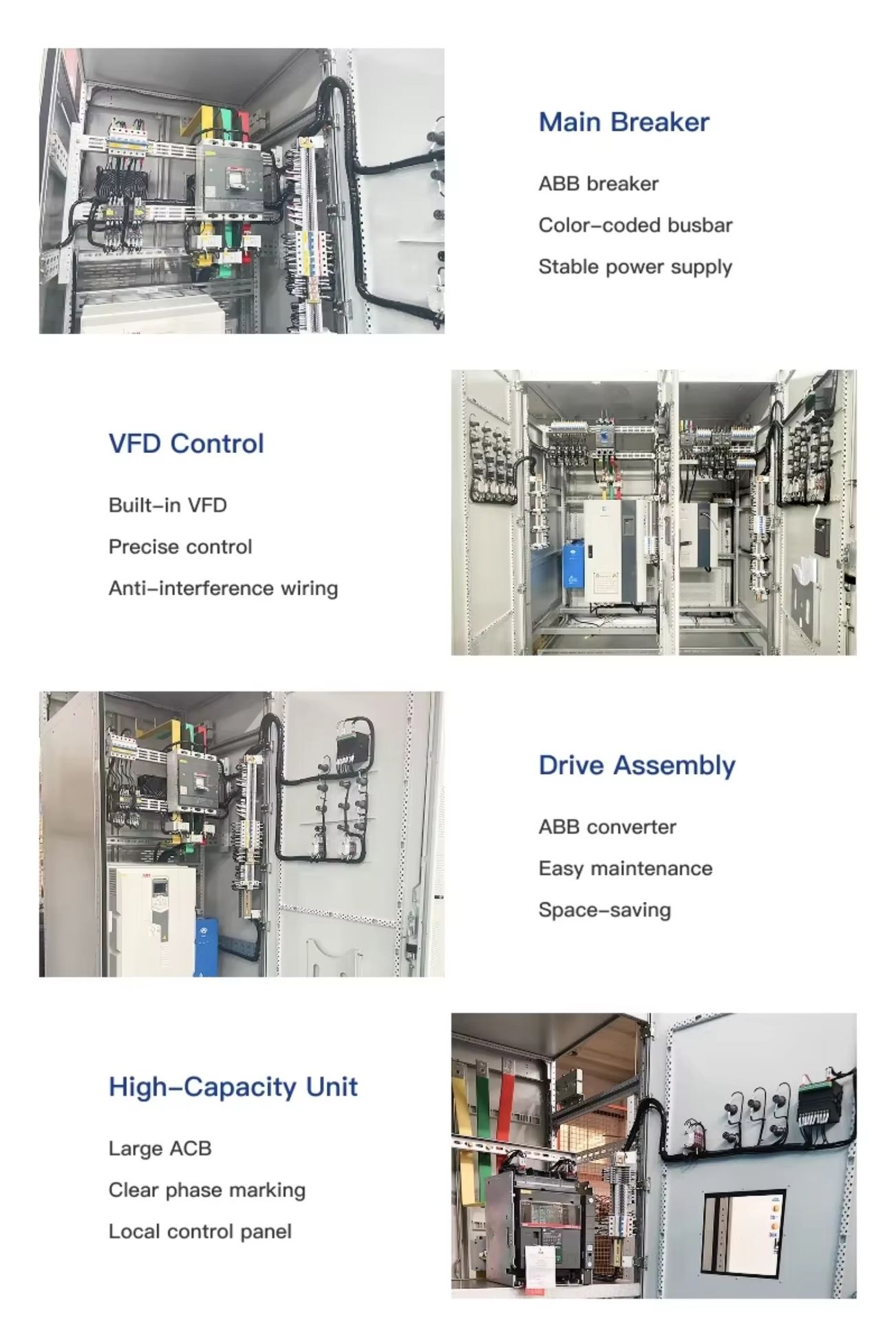 GGD Series LV Switchgear Heavy Duty IP55 High Capacity for Oil and Gas Refinery Substation Turnkey Solution