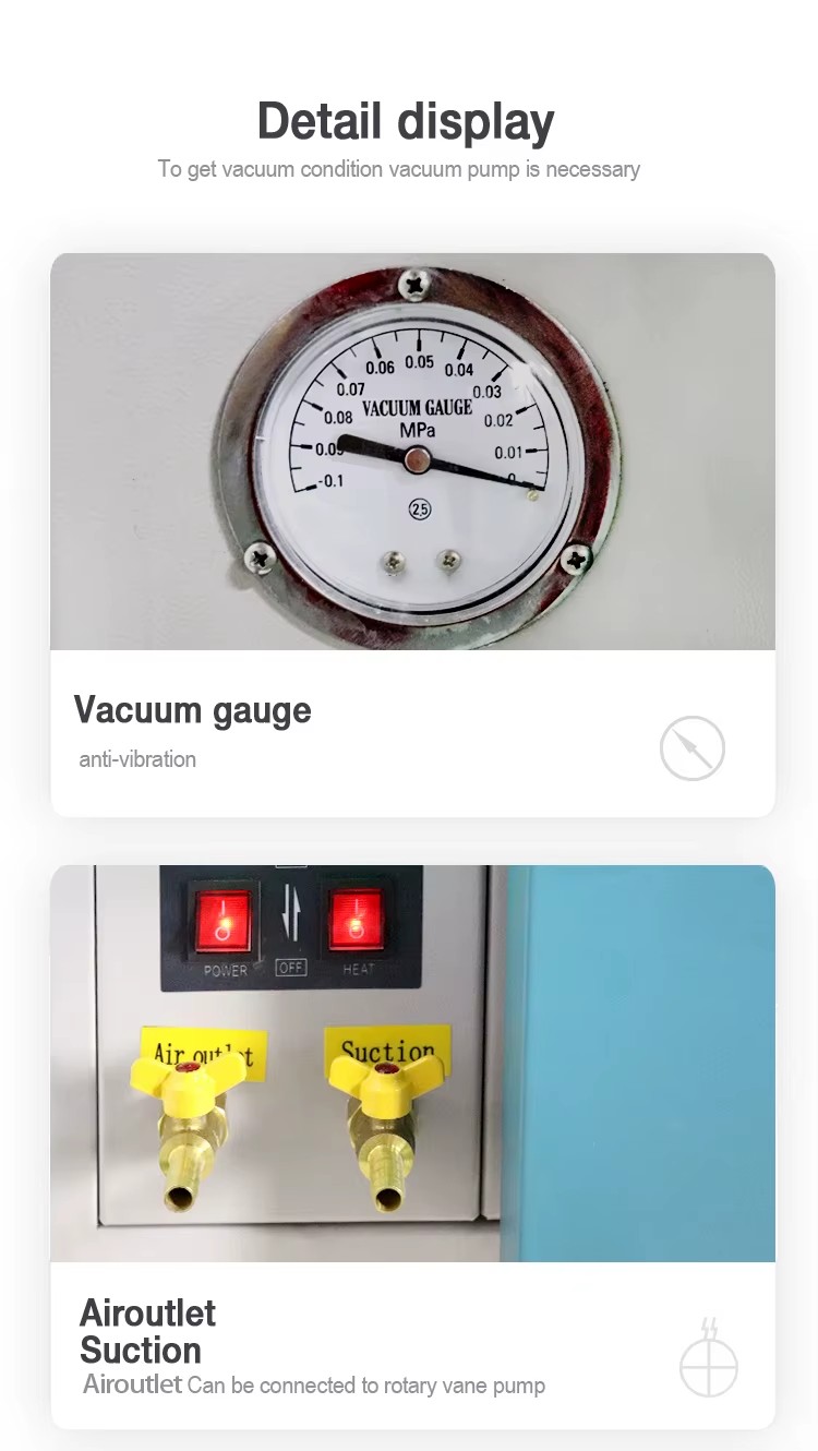 Energy Saving Economical Small 55L Chamber Lab Vacuum Drying Oven 110V/220V Lab Vacuum Drying Oven