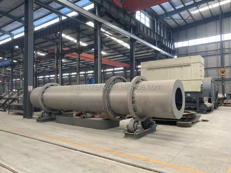 High-Efficiency Energy-Saving Rotary Dryer with Pump Motor & Gear Gas Heating Brand Chemicals Processing Applications