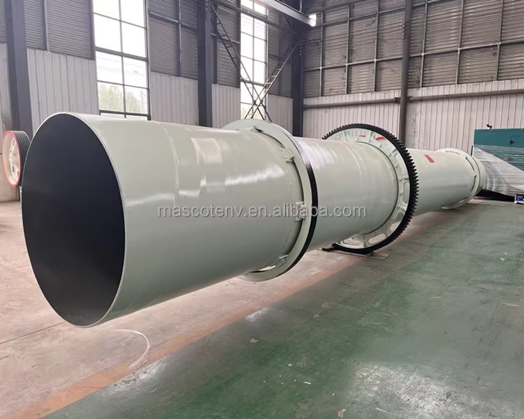 High-Efficiency Energy-Saving Rotary Dryer with Pump Motor & Gear Gas Heating Brand Chemicals Processing Applications