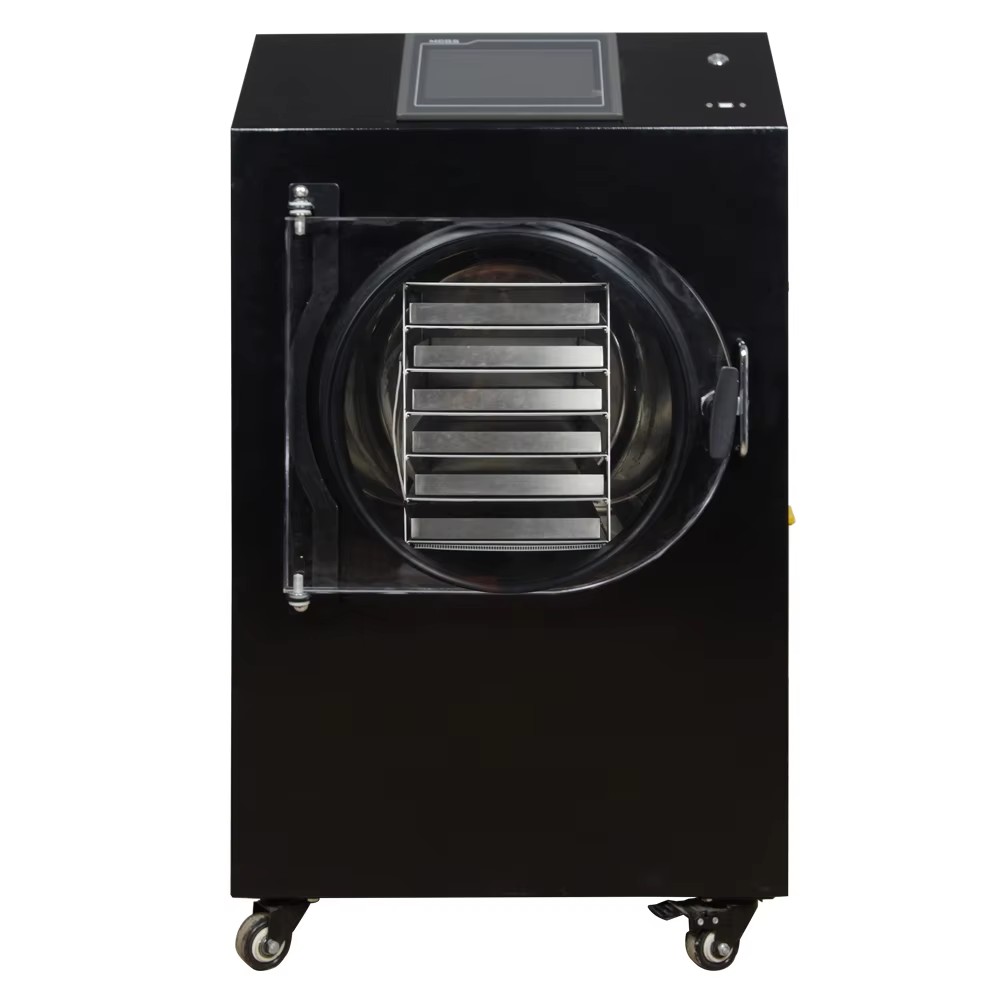 Industrial Home Freeze Dryer 10Kg Capacity Automatic Energy Saving CE Certified Pump Equipped Food Processing Fruit Vegetable