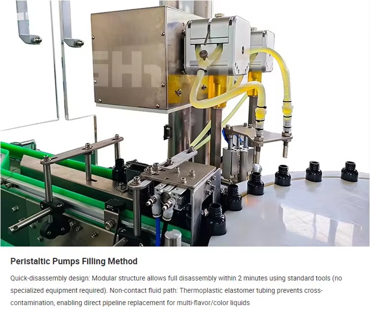 High Precision Automatic Concentrates Tincture Dropper Filling Capping and Labeling Machine 30ml