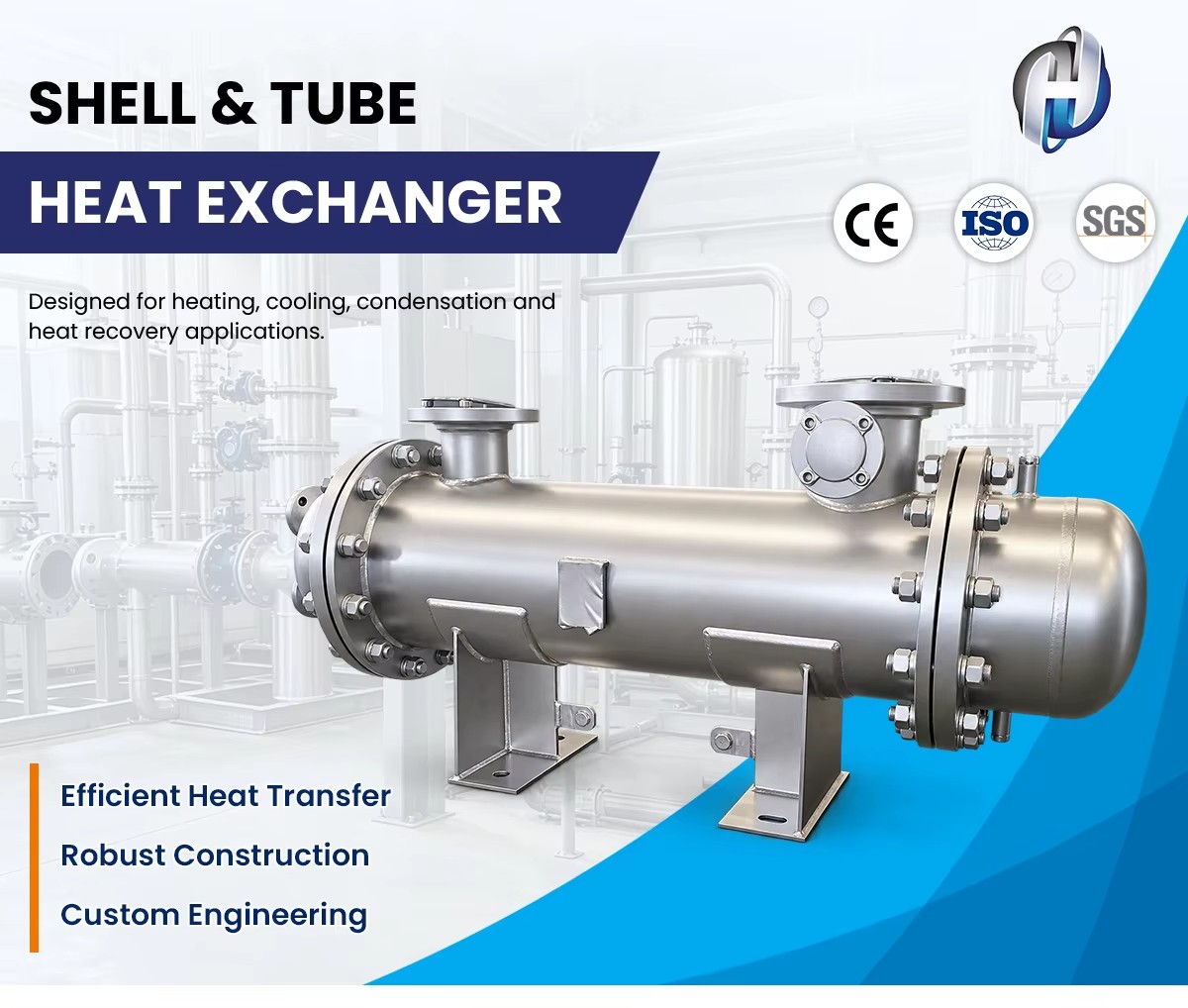 Energy Saving Tubular Heat Exchanger for Factory Energy Consumption Reduction Chemical Storage and Transportation Equipment
