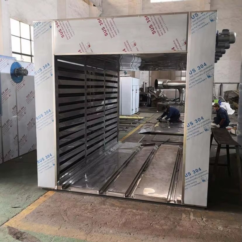 Energy Saving Industrial Tray Dryer Hot Air Circulation Drying Oven for Fruit Vegetable Food Dehydrator Processing Machine