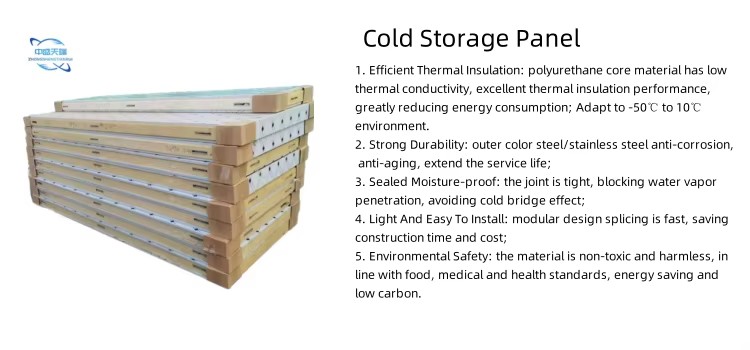 Modular Cold Storage Warehouse Project Energy Saving Inverter Quick Installation GMP Standard