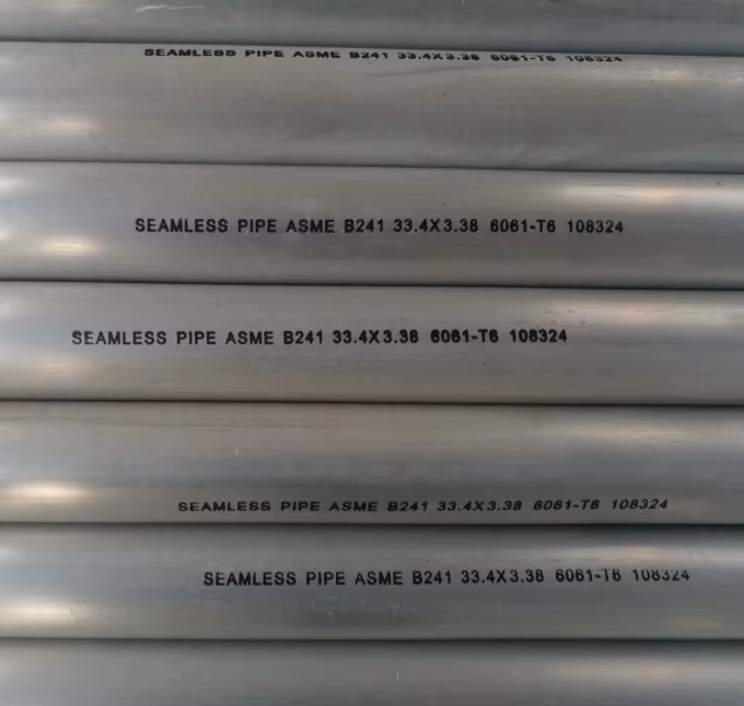 6061 6063 6000 Series Seamless Aluminum Alloy Round Tube Mill Finished Welding Cutting ASME GB JIS Standards