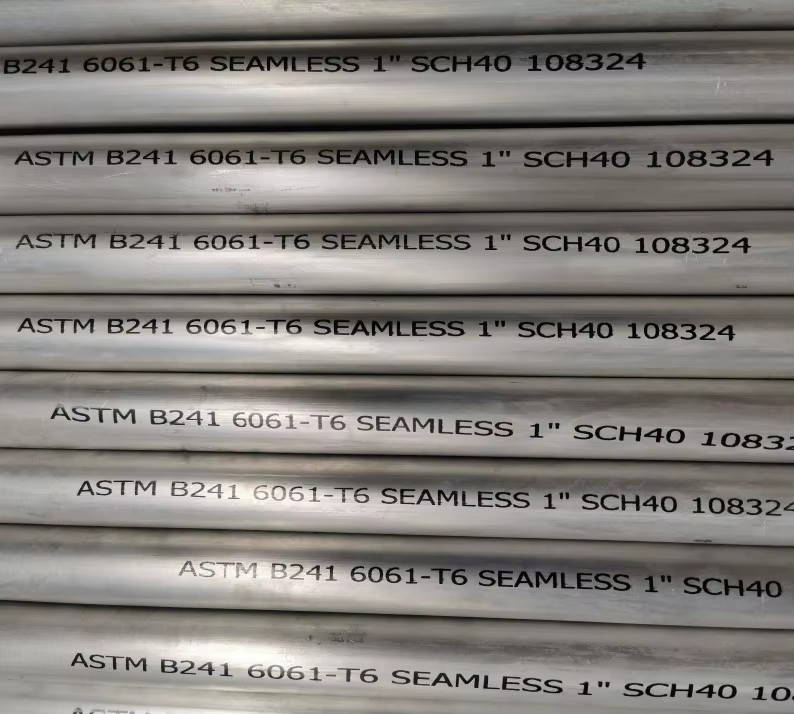 6061 6063 6000 Series Seamless Aluminum Alloy Round Tube Mill Finished Welding Cutting ASME GB JIS Standards