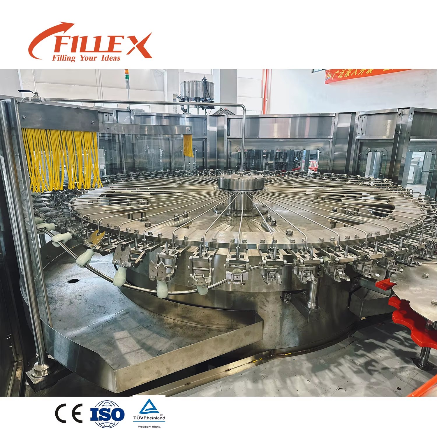 Fully Automatic Electric Glass Bottle Filling Capping Labeling and Packing