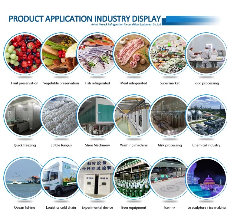 Energy Saving Refrigeration Condensing Unit Automatic Semi-Hermetic Compressor Condensing Unit
