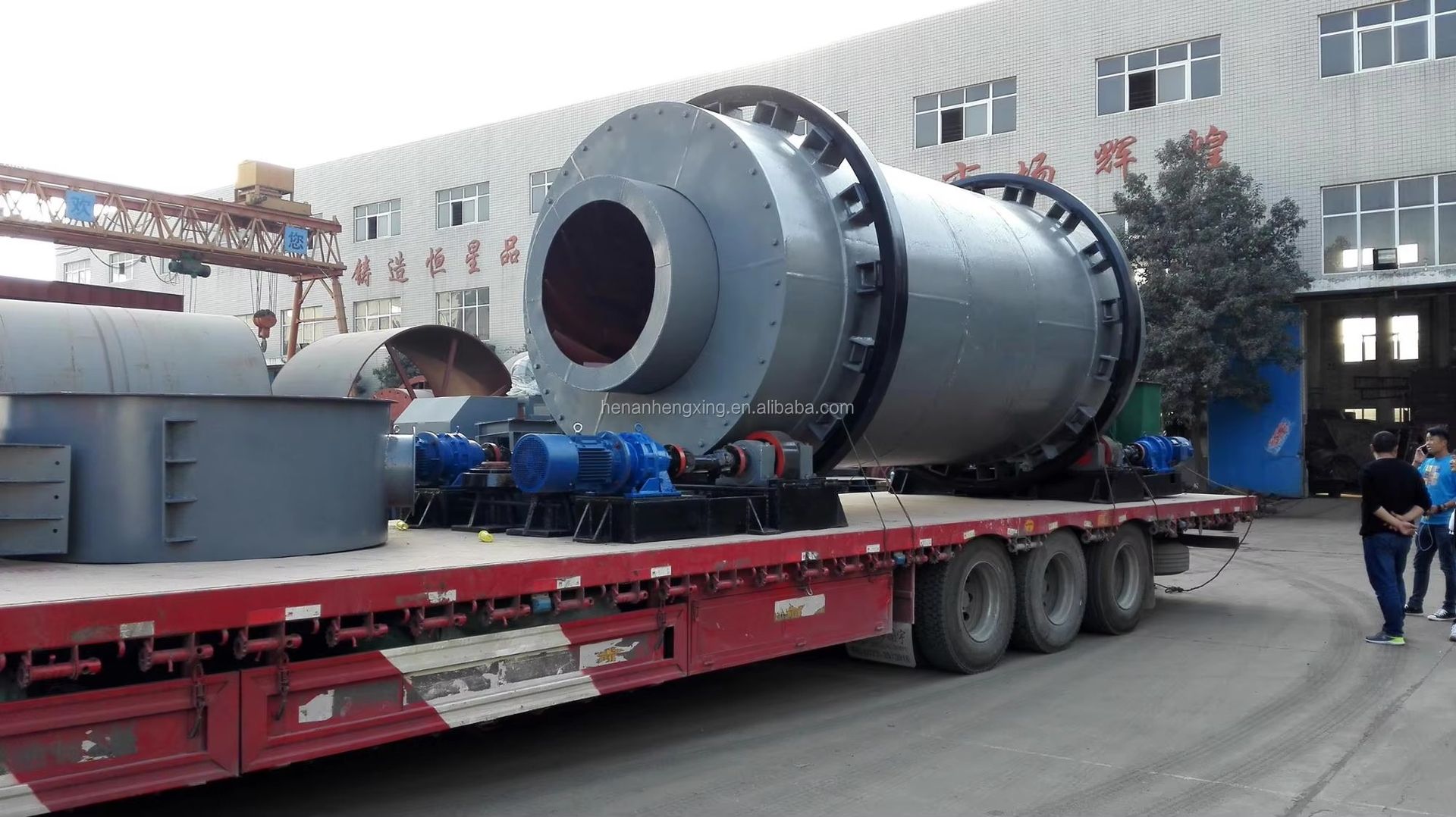 Competitively Priced 3-Pass Rotary Dryer Energy Saving Rotary Drying Equipment with Core Motor and Bearing Components