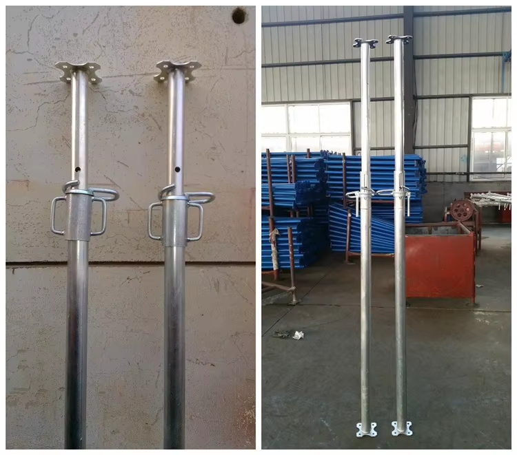 Galvanized Puntales Metalicos Telescpicos Shore Construction Heavy Duty Steel Adjustable Props