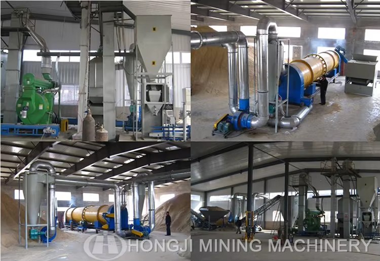 Energy Saving Small Coal Gasifier Providing Residue Drying Rotary Dryer Machine