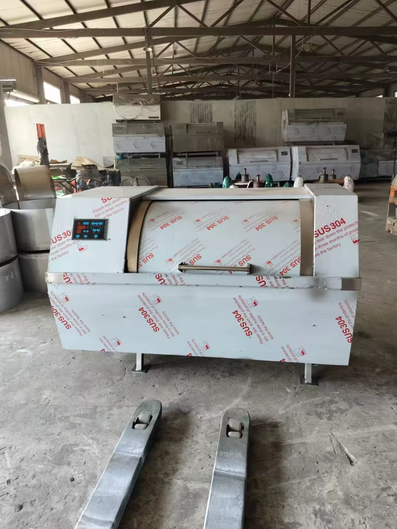 Industrial Electric Horizontal Washing Machine New 380V 35kg Capacity for Denim Stone Wash Wool Cleaning Garment Textile Laundry