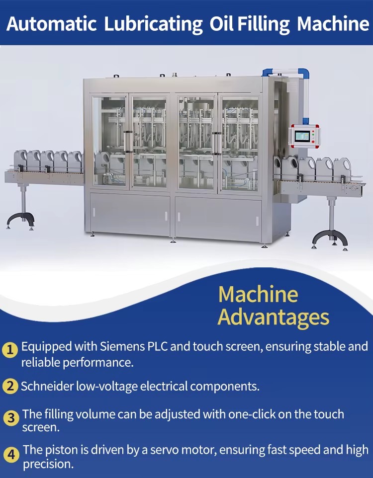 Automatic Lubricant Filling Line Lubricant Filling Machine Manufacturer Lube Oil Filler Factory