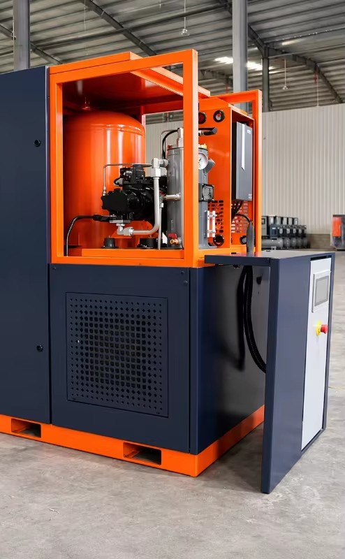 Intelligent Micro Screw Air Compressor 7.5kW 8bar Air Cooled with Engine and Energy Saving System for Industrial Use