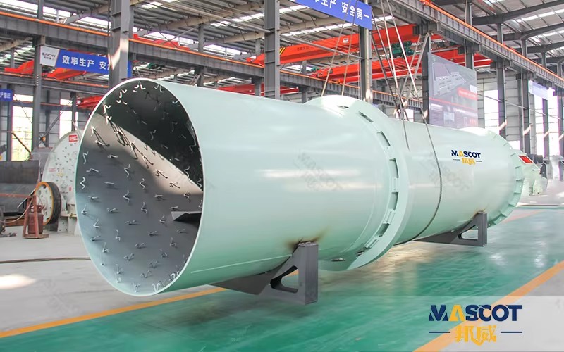 Rotary Drum Dryer Machine High Efficiency Energy Saving Quartz Sand Drying Equipment 30TPH Dryer for Quartz Sand Mining