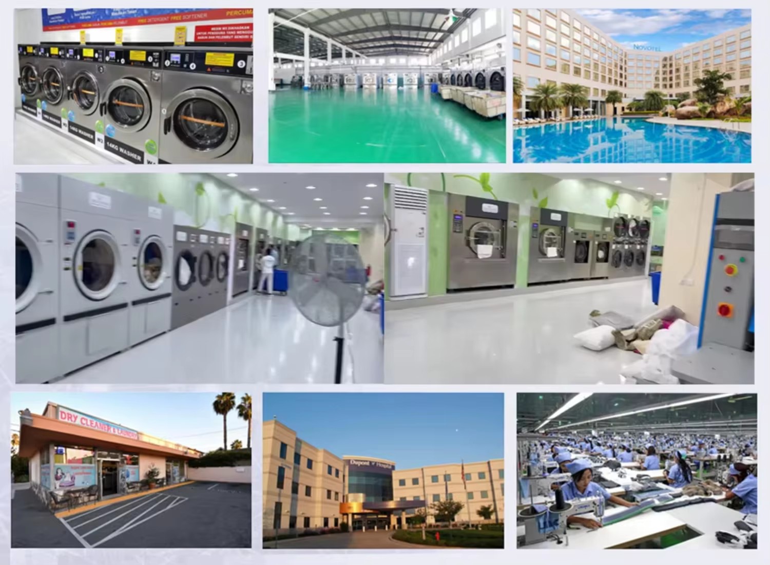 Coin Operated Washing Machine Hard Mount Commercial Laundry Equipment for Self Service Laundry Business
