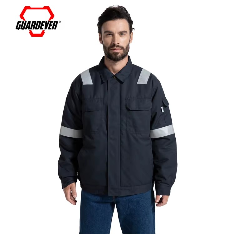GUARDEVER Fire Resistant Nomex Fireproof Oil Field Winter Fire Proof Safety Jacket