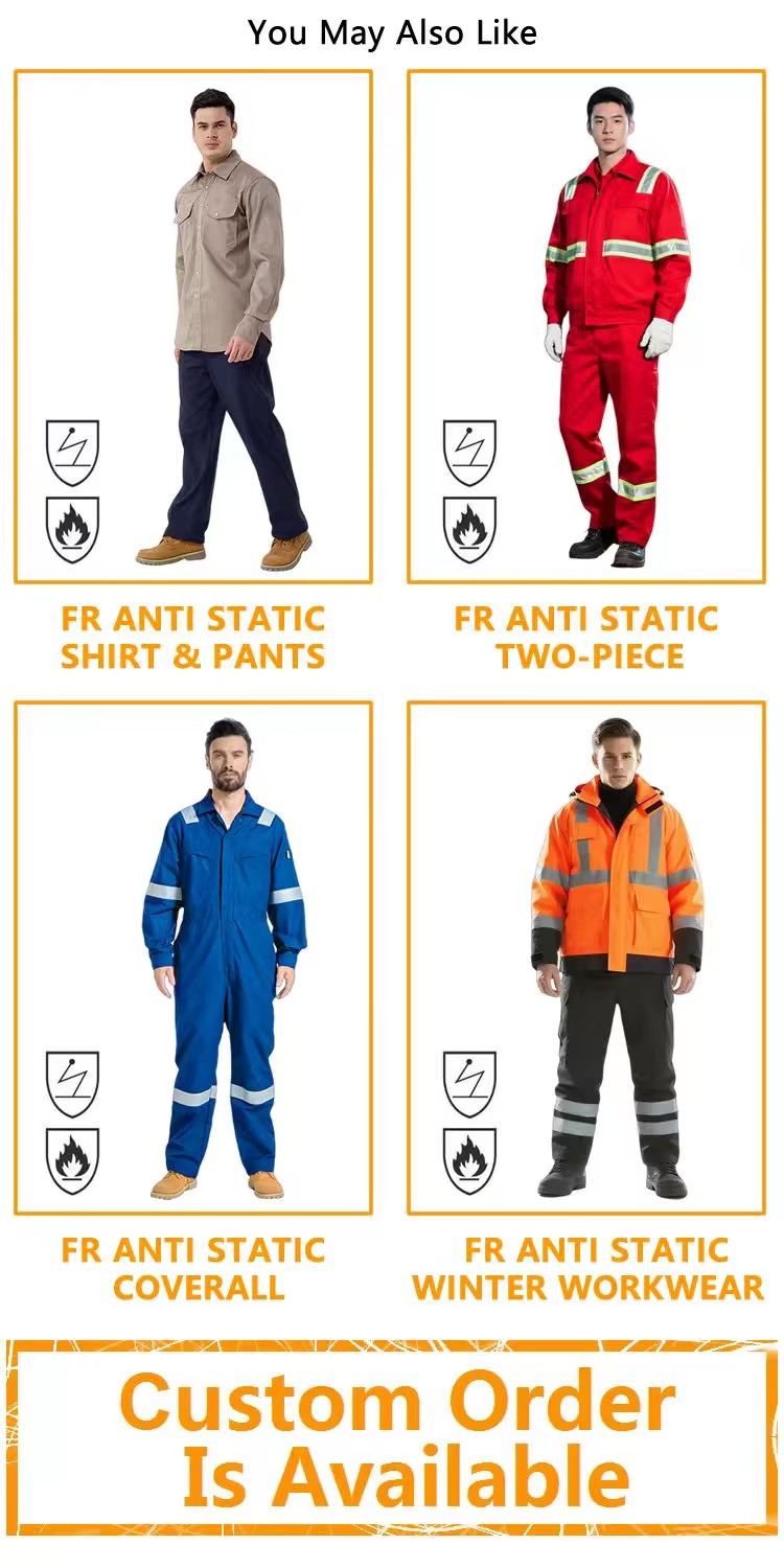 GUARDEVER Fire Resistant Nomex Fireproof Oil Field Winter Fire Proof Safety Jacket