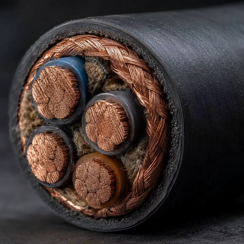 Arctic Grade KGE HL Mining Cable 6kV 10kV High Voltage Rubber Shielded Power Lead Minus 60C Cold Resistant Mine