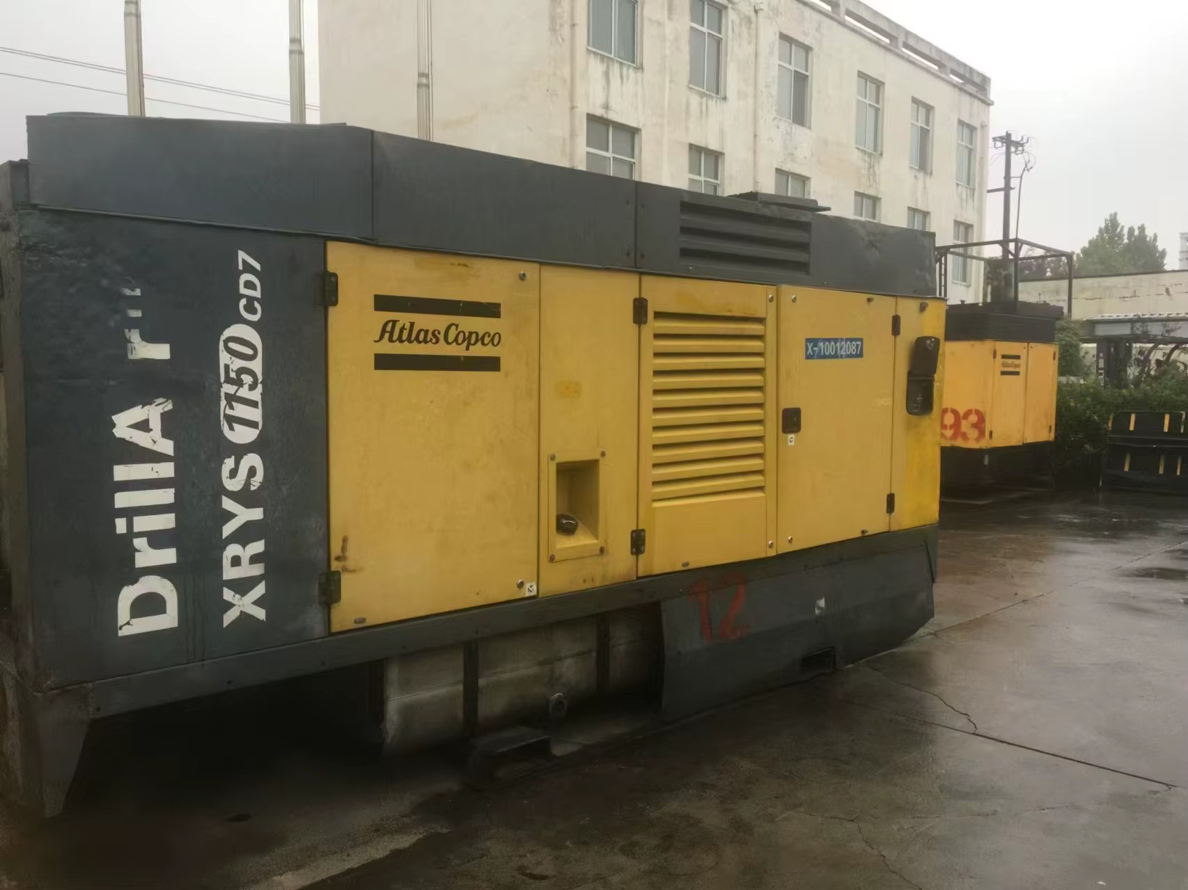 Second Hand High Pressure Atlas 35bar 1130CFM XRYS1150 diesel