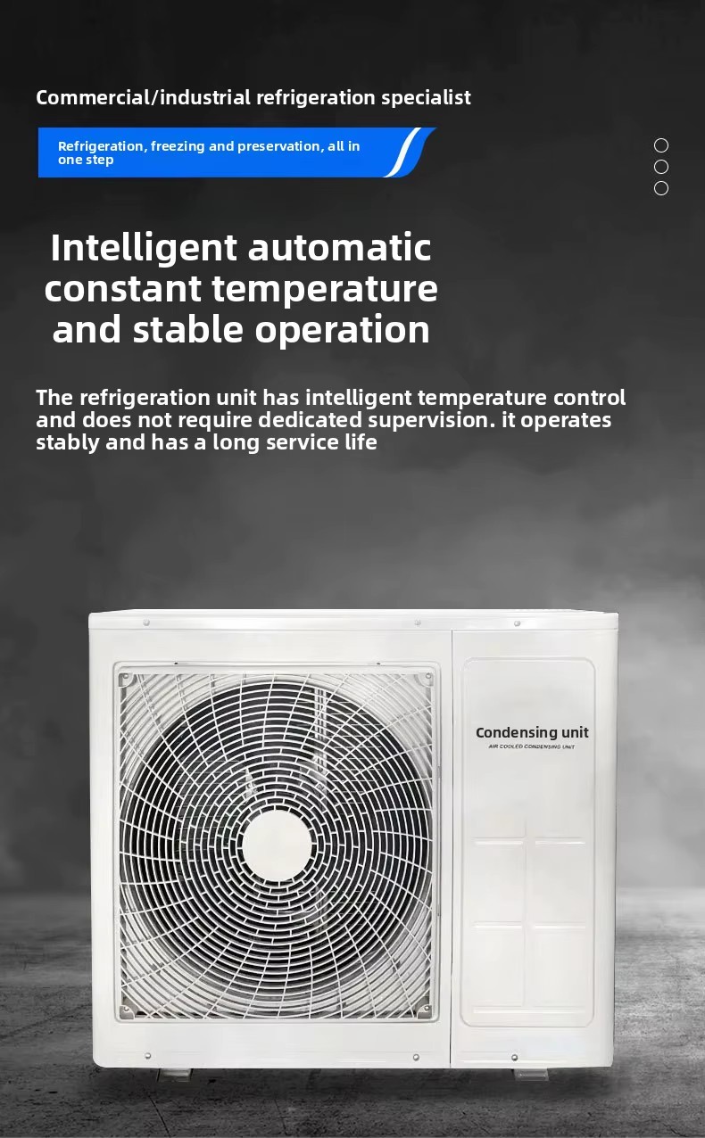 Commercial Small Medium Cold Storage Complete Equipment Polyurethane Insulation Solar Panel Soundproof Design Energy-Saving