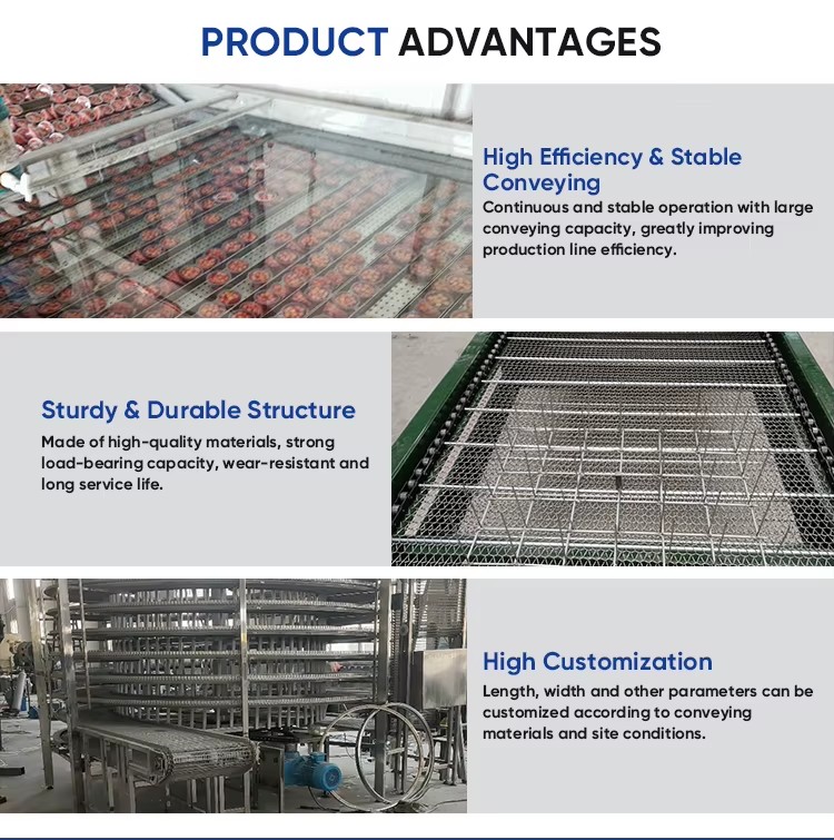 High Efficiency Industrial Conveyor Stable Operation Material Transport Equipment For Factory