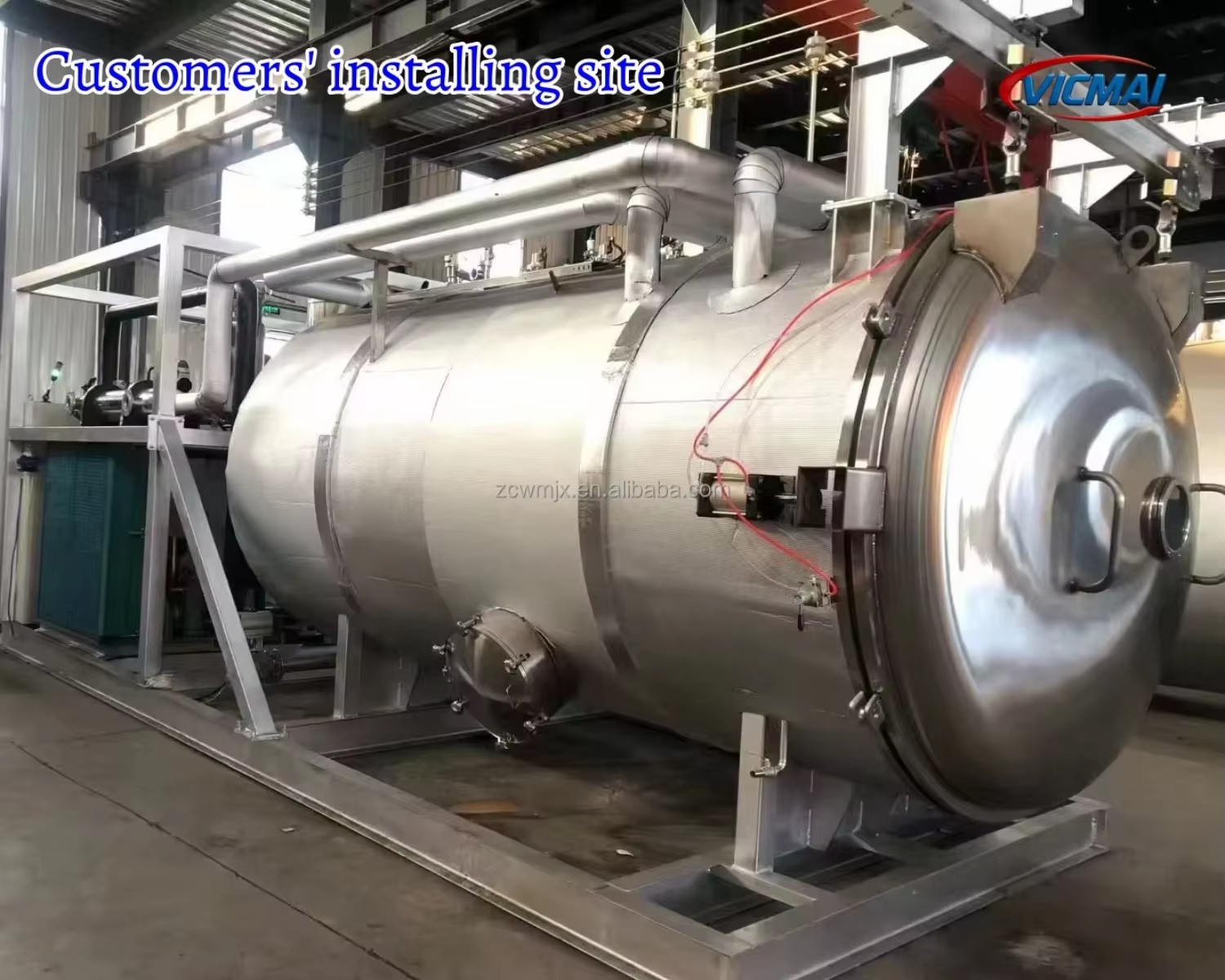 Industrial Food Grade Multiple Capacity PLC Control Vacuum Freeze Dryer for Food Fruit Vegetable Pet Food