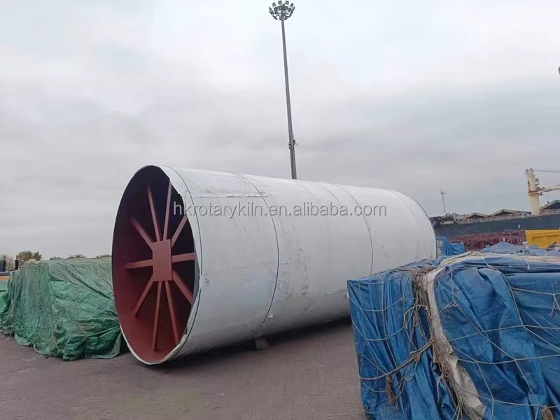 New HK Heavy Industry HK-15TPD Energy-Saving Rotary Kiln for Limestone Dolomite Calcining 90000W 380V High Thermal Efficiency