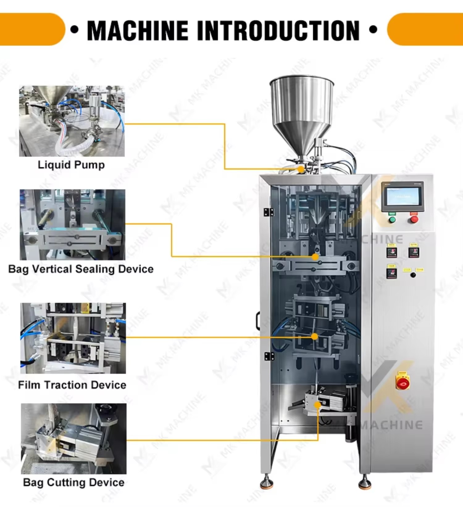 Automatic Irregular Shape Bag Packaging Machine Liquid Cold Brew Coffee Stick Special Sachet Packaging Machine