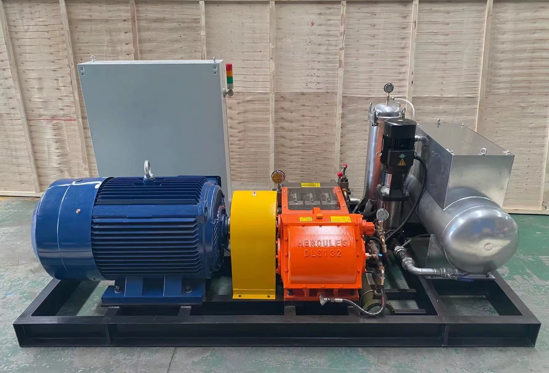 High Pressure Heat Exchanger Pipes Cleaning Machine with High-Performance Pump for Chemical Field Wash Core Components Bearing