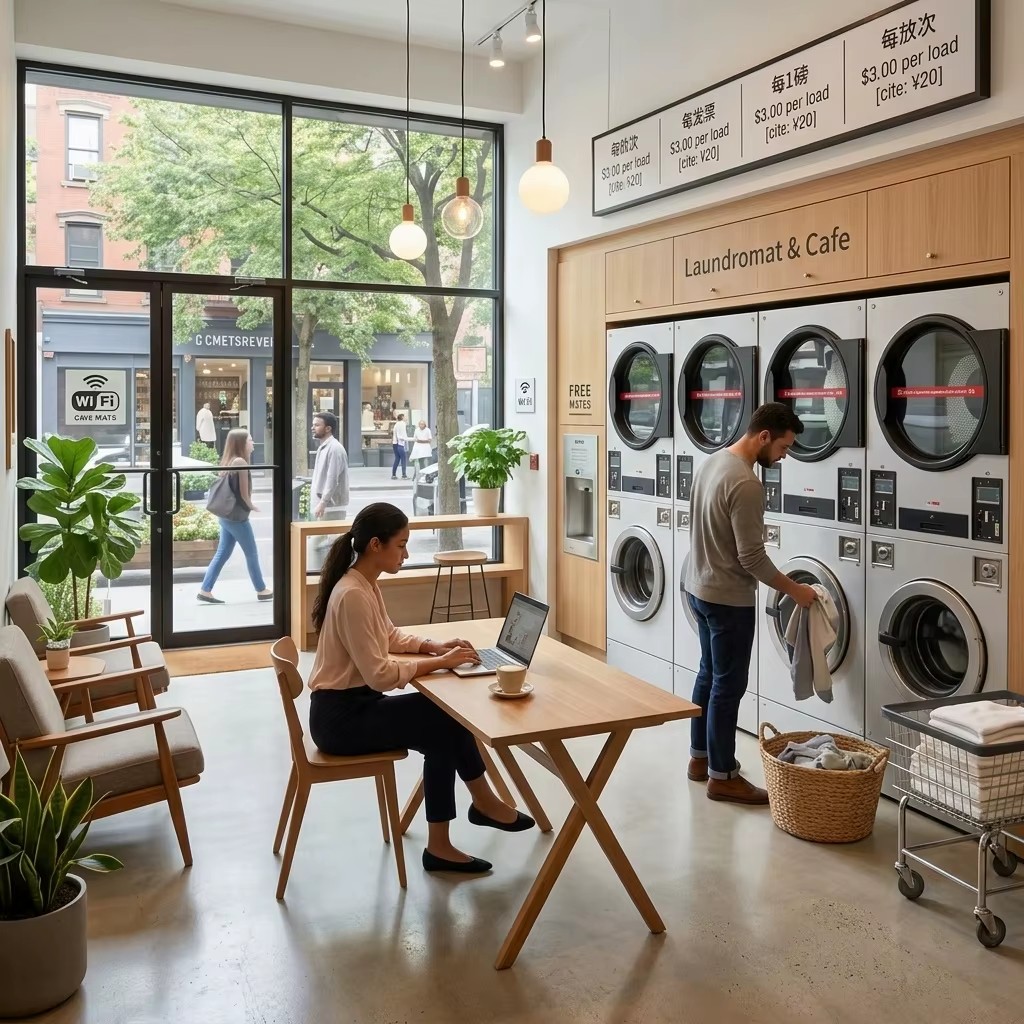 Commercial Electric Stack Washer Dryer Stainless Steel Coin Operated Space-Saving Laundry Equipment for Laundromat Hotel