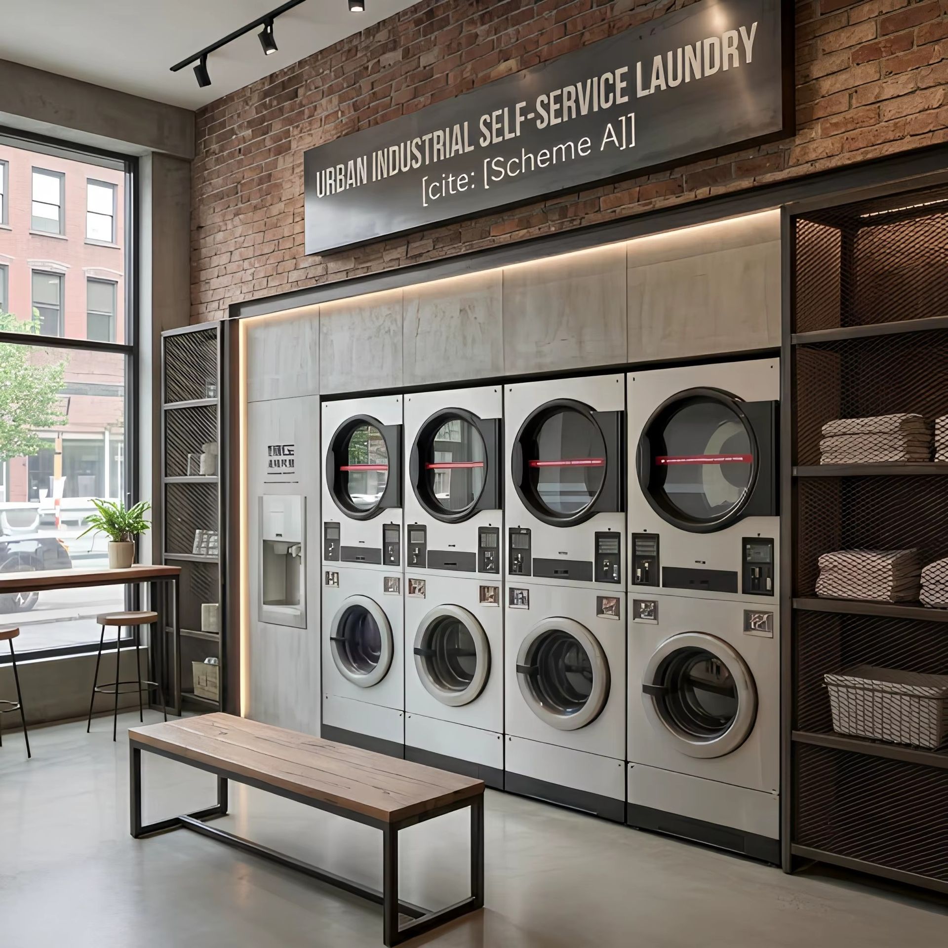 Commercial Electric Stack Washer Dryer Stainless Steel Coin Operated Space-Saving Laundry Equipment for Laundromat Hotel