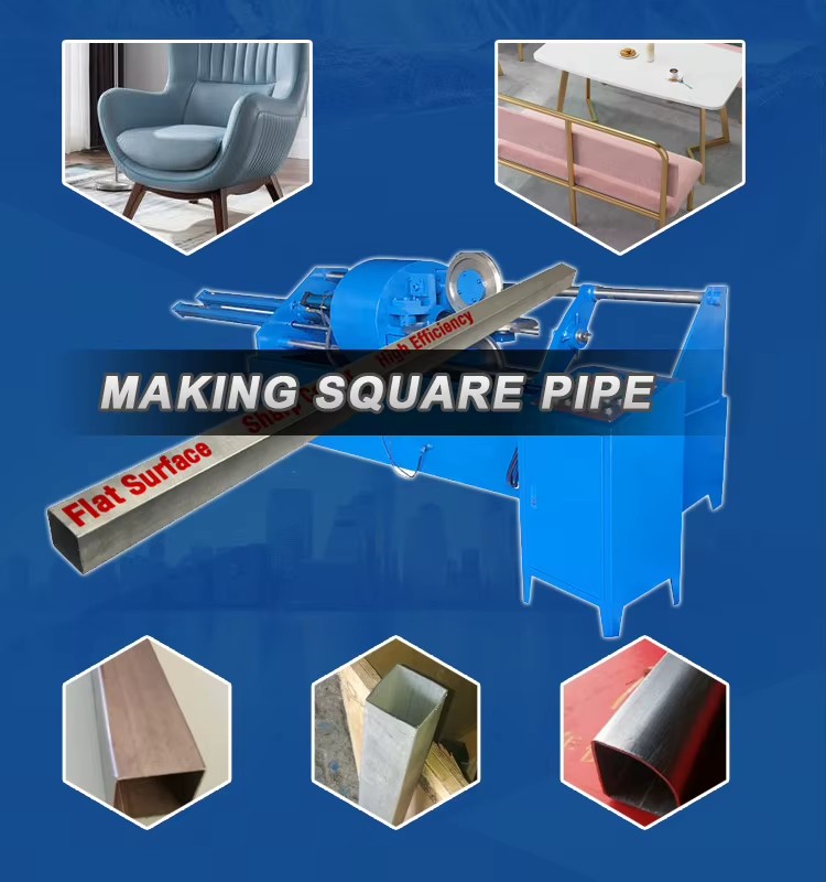 PLC Controlled Automatic Feeding Twisted Tube Tapering & Roll Forming Machine for Iron Aluminum Copper Pipes