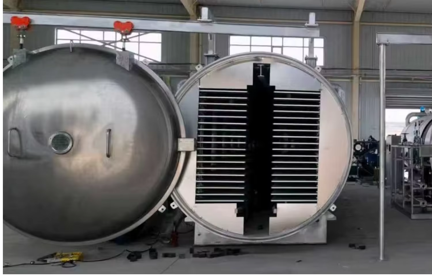 Stainless Steel Large Industrial Customizable Capacity Vacuum Lyophilizer Freeze Drying Machine for Food Factory Wholesale