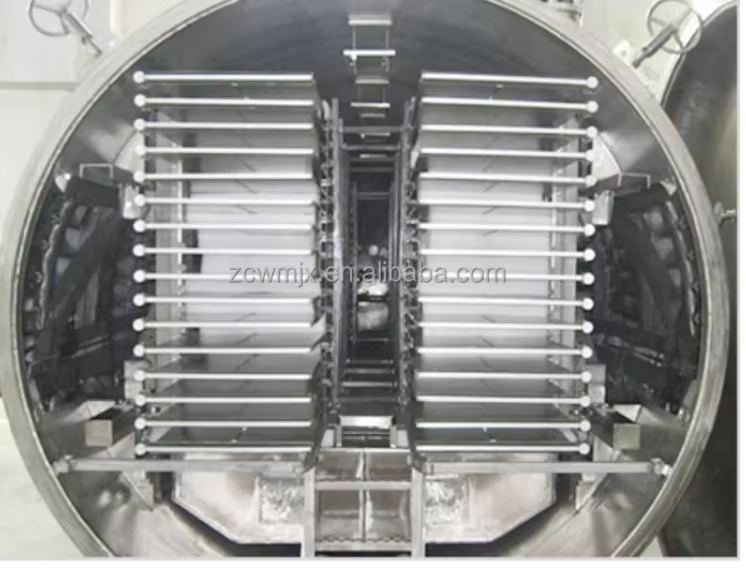 Stainless Steel Large Industrial Customizable Capacity Vacuum Lyophilizer Freeze Drying Machine for Food Factory Wholesale