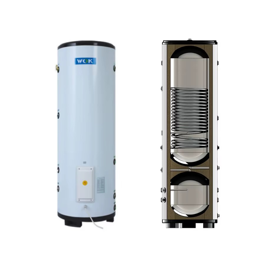 150L 200L 260L 300L 400L 500L Heat Pump Hot Water tank Buffer tank 2 In1 for Dometic House Heating and Hot Water Storage Tank