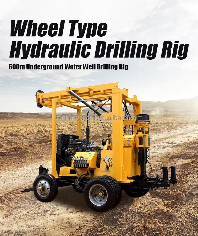 Drill Water Well Drilling Machine XY-2B Mine & Geotechnical Diamond Core Rig Stainless Steel Forged Drilling Equipment