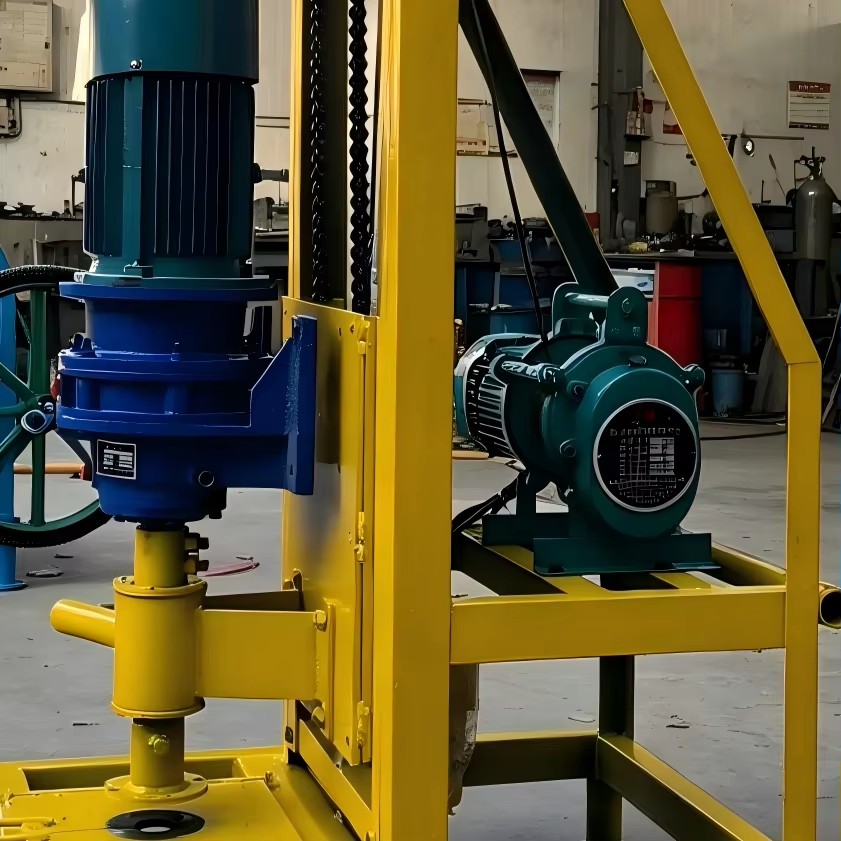 Portable Small Drilling Rig 220V 4000W Electric Borehole Machine 80m Drilling Depth Easy Operation for Professional Coal Mining