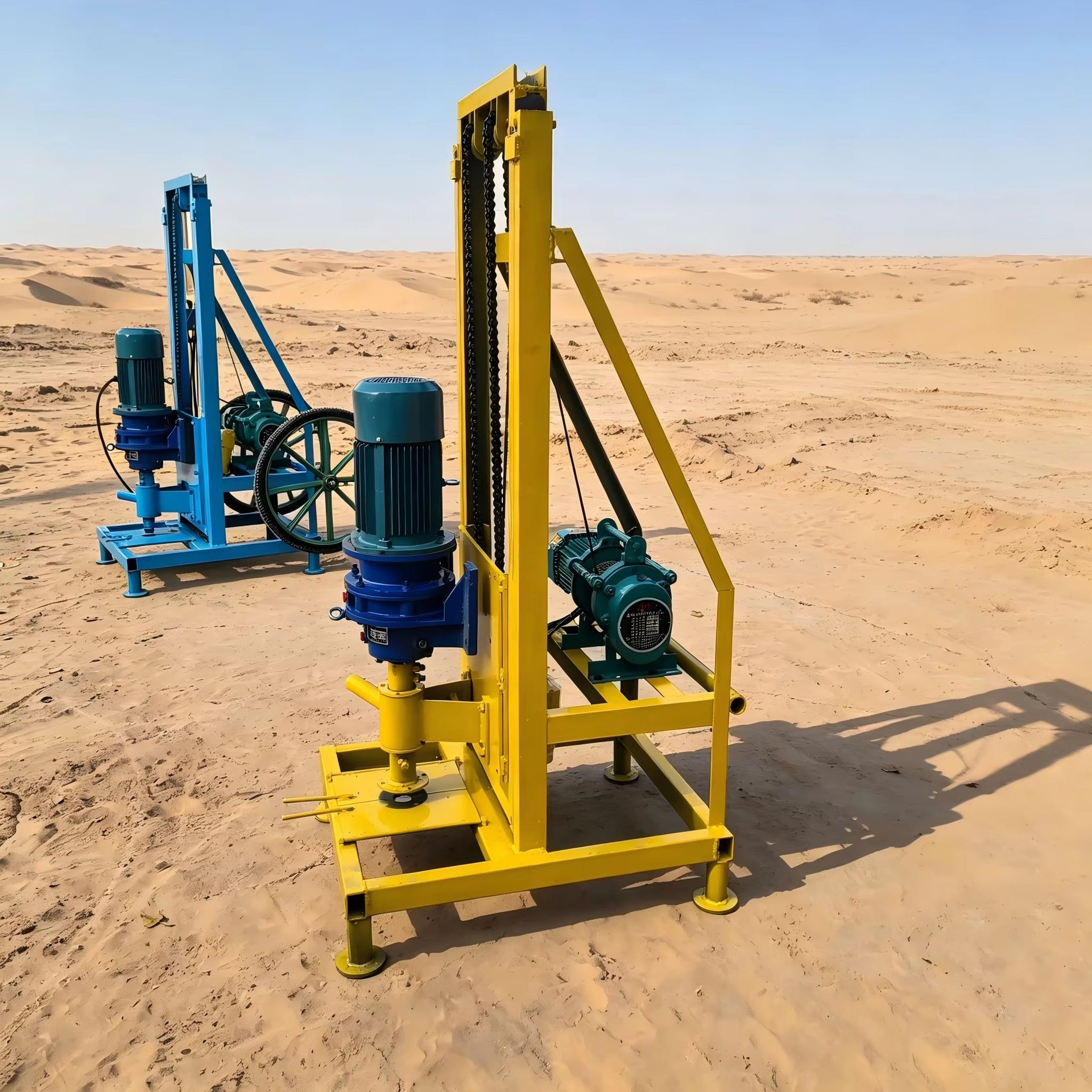 Portable Small Drilling Rig 220V 4000W Electric Borehole Machine 80m Drilling Depth Easy Operation for Professional Coal Mining