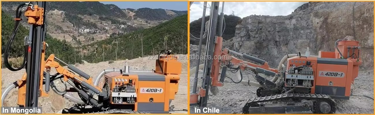 Hot Selling 25m Depth Rock Mine Drill Rig Down the Hole Drill Rig for Open Use