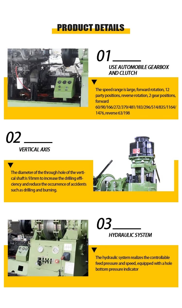 Manufactuner Price Rigs Mine Drilling Rig Machine Used for Mine Tunnel Ventilation Mining Drilling Rig Equipment Machine