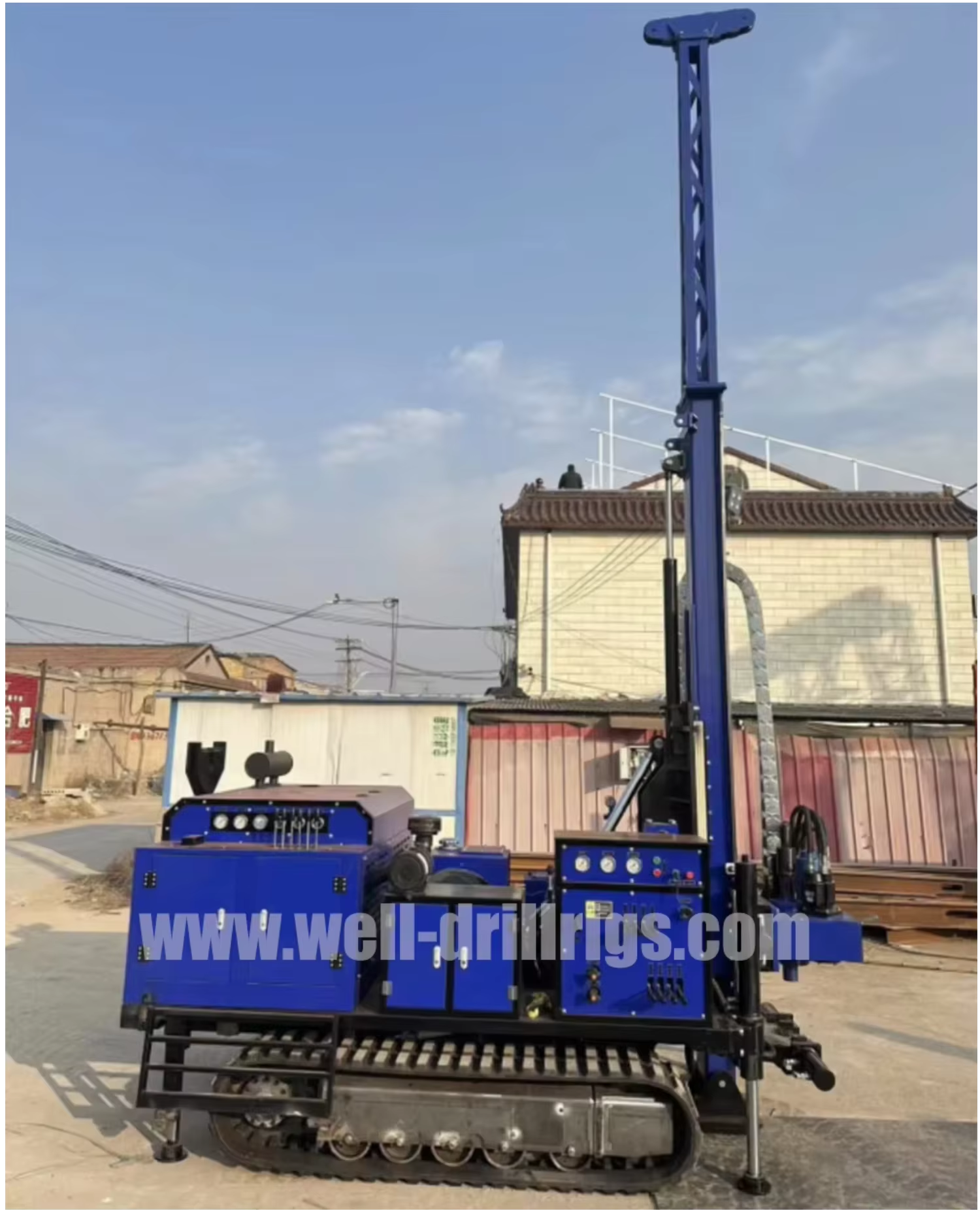 Heavy Duty 500m Rope Core Drill Rig Crawler Mounted Geological Drilling Rig for Mine Exploration