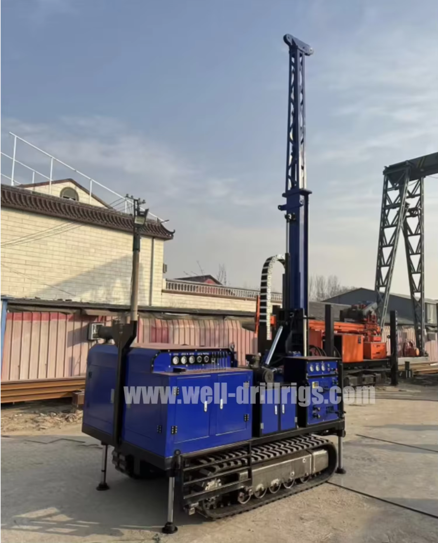 Heavy Duty 500m Rope Core Drill Rig Crawler Mounted Geological Drilling Rig for Mine Exploration