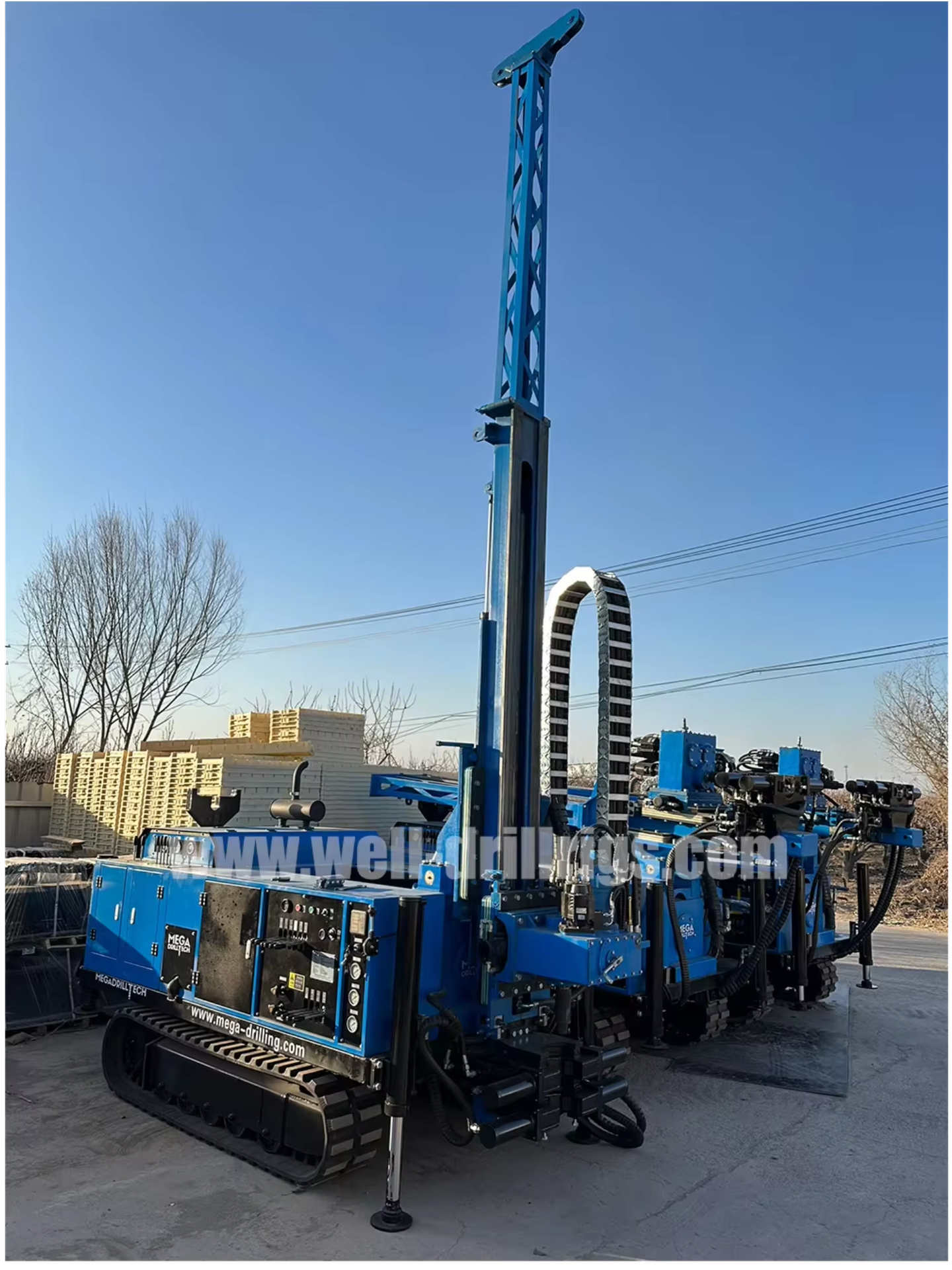 Heavy Duty 500m Rope Core Drill Rig Crawler Mounted Geological Drilling Rig for Mine Exploration