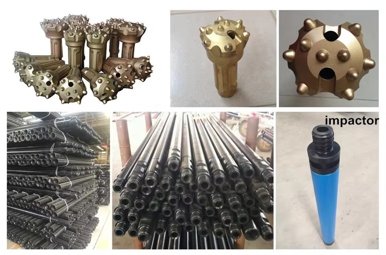 Gold Mining Drilling Rig Screw Pile Drilling Machine Mining Engineering Stone Drill Rig