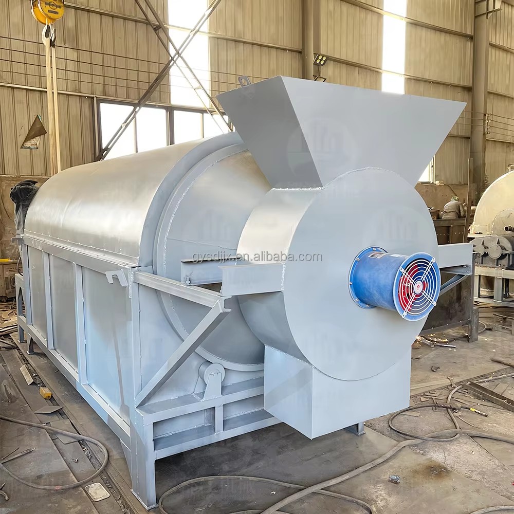 Professional 2026 New 380V 3KW Drum Drying Machine for Industrial Food Processing Plant