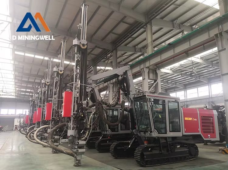 High Quality Mining Rig Crawler Rock Drill Pneumatic Drill Rig Borehole Drilling Rig