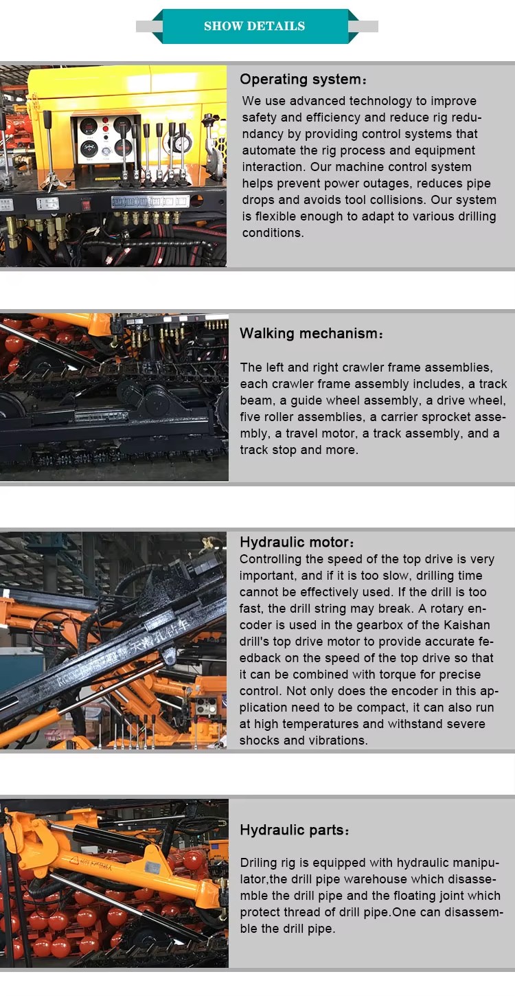 High Working Pressure Hydraulic Ground Mining Portable Diamond Core Rock Drilling Machine Rig 600m